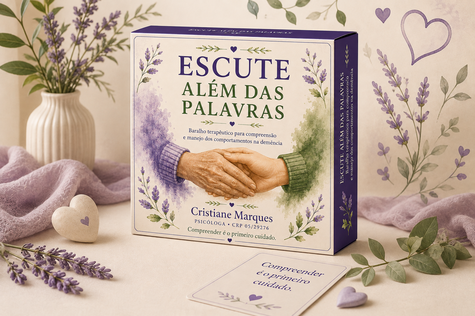 Caixa do baralho Escute Além das Palavras
